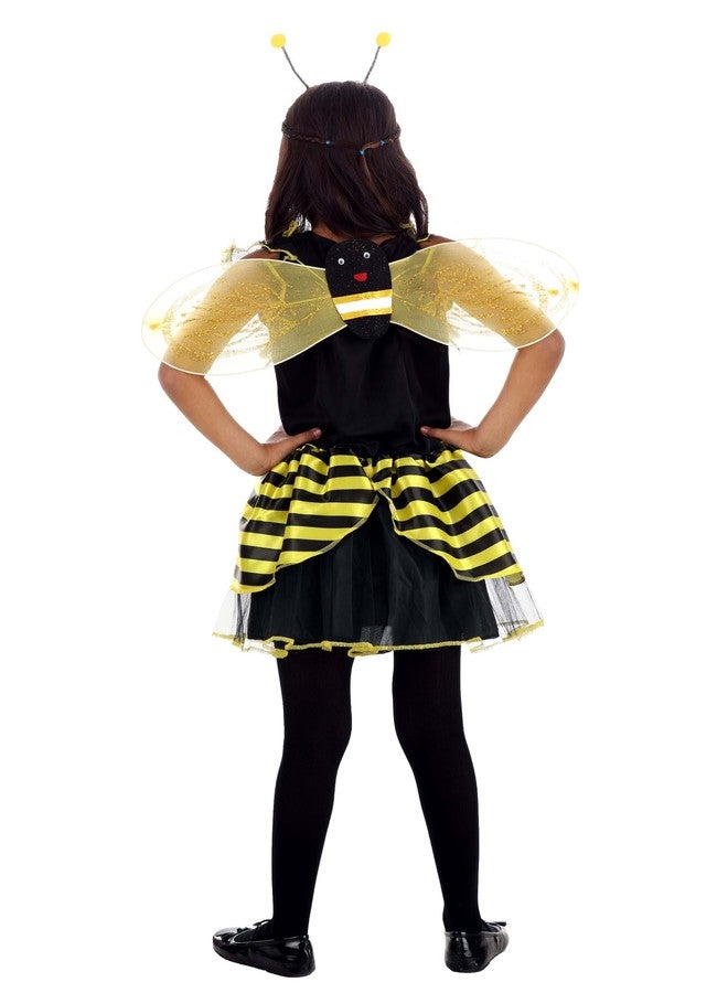 Fun Costumes Kid's Lil Bee Costume, Honeybee Dress, Bumblebee Outfits for Girls - Small/Medium - Yellow - Image 3