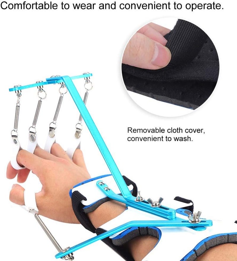 woobles Finger Wrist Orthotics Exerciser, Wrist Orthotics Protector Brace Hand Rehabilitation Training Finger Orthotic for Finger Wrist Exercise Repair - Image 2
