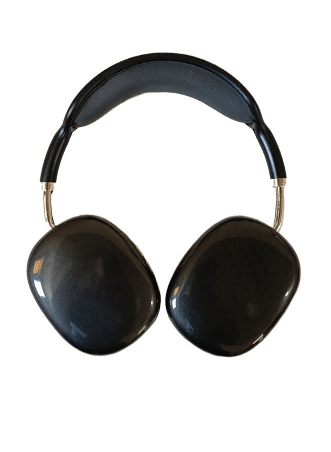 Bluetooth 5.0 Wireless Headphones | High-Quality Microphone, SD Card Support, 3.5mm Jack, Noise Cancelling | Foldable Headphones with Stylish and Colorful Design (Black) - Image 3