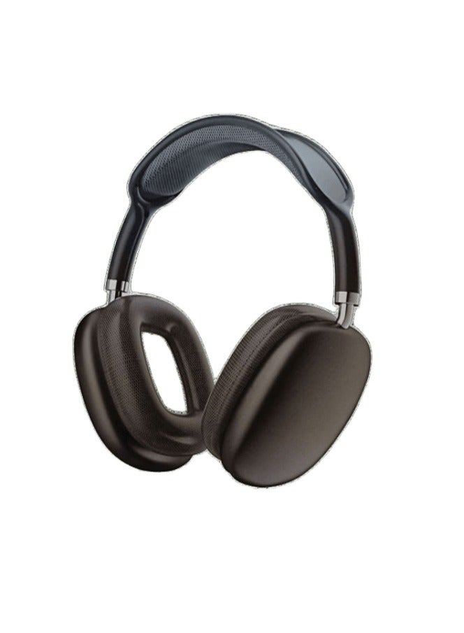 Bluetooth 5.0 Wireless Headphones | High-Quality Microphone, SD Card Support, 3.5mm Jack, Noise Cancelling | Foldable Headphones with Stylish and Colorful Design (Black) - Image 1