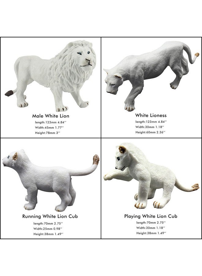 FUNSHOWCASE African Jungle Animals Toy Lions Figure Realistic Plastic Figurine Playset Lot 13-Piece - Image 5