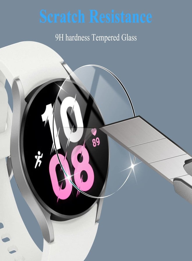 YMHML 4 Pack for Samsung Galaxy Watch 7 40mm /Watch 6 40mm /Watch 5 40mm Screen Protector Tempered Glass, YMHML Waterproof 9H Hardness Film for Galaxy Watch 7/6 / 5 Accessories - Image 2