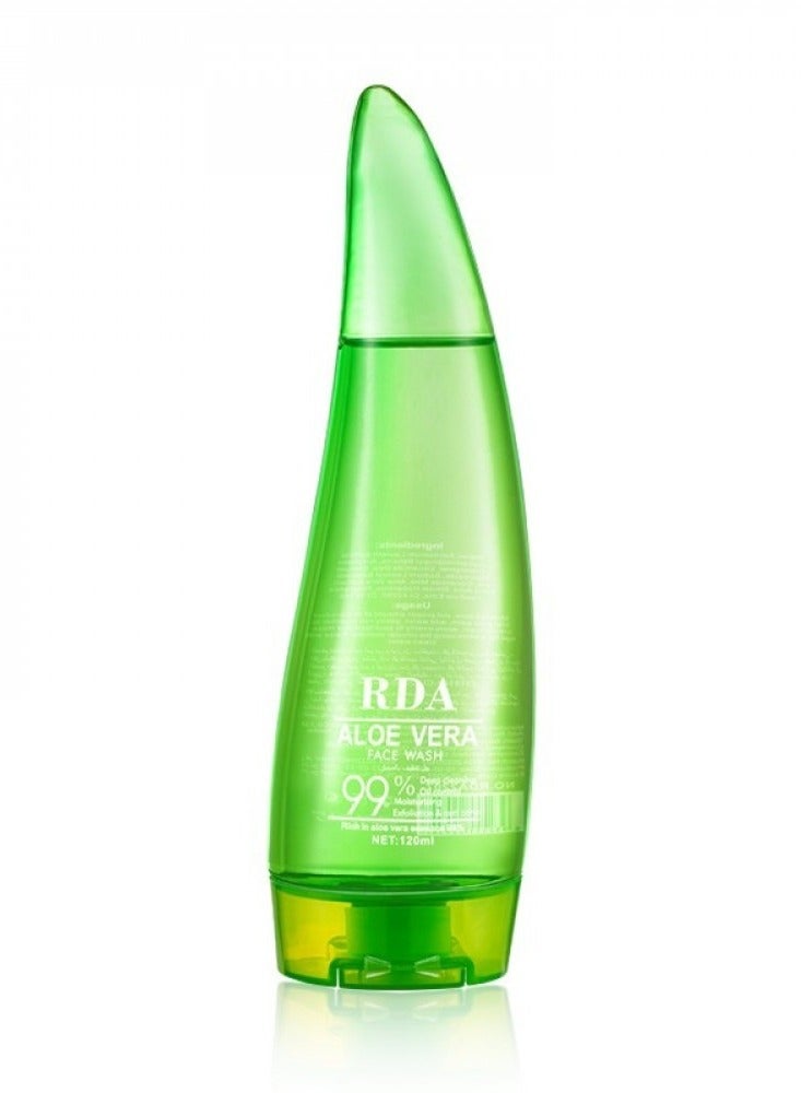 RDA Aloe Vera Face Wash 99% 120 ml - Image 1