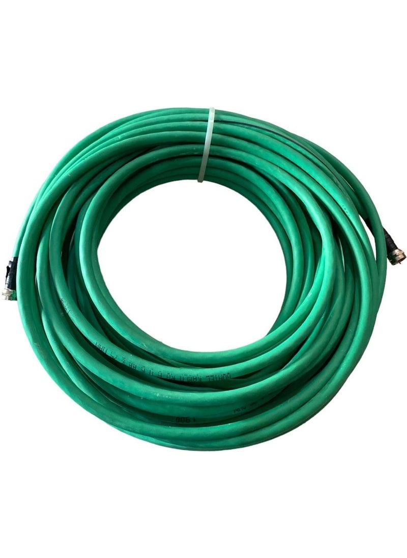 NCP - 50 Meters Rg6 U6 Ready Ended Satellite Dish Antenna Mounting Cable + 4 LNB Elenbi Elenbi - Image 1