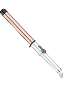 Hoson 1 14 Inch Extra Long Barrel Curling Wand Ceramic Tourmaline Curling Wand Professional Dual Voltage with Adjustable Temperature 
