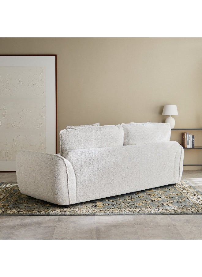 Home Box Clayton 4-Seater Fabric Sofa with 2 Cushions  - Image 3