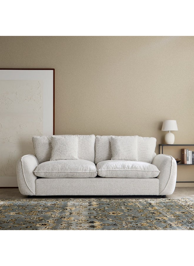 Home Box Clayton 4-Seater Fabric Sofa with 2 Cushions  - Image 2