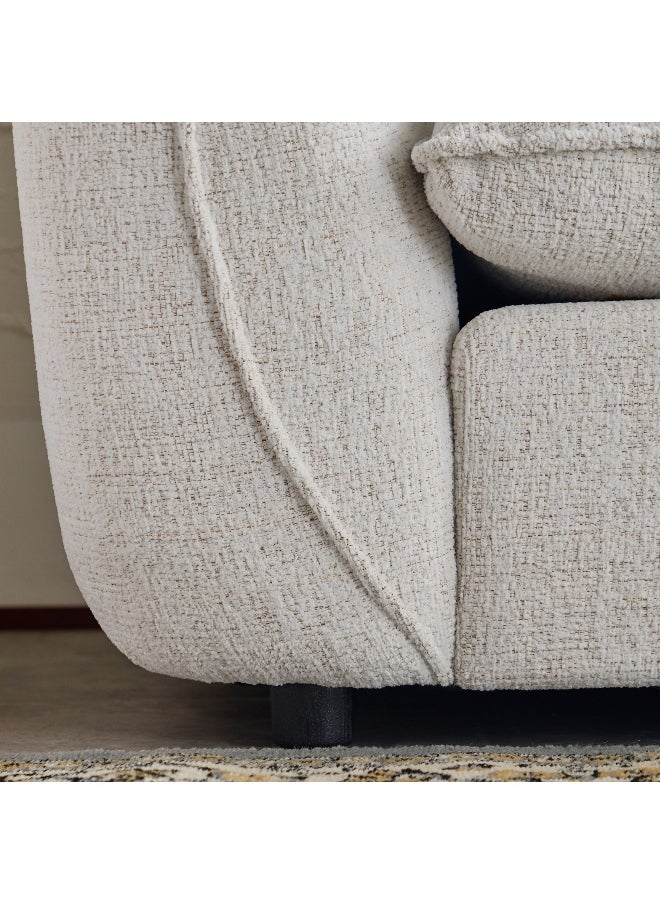Home Box - Clayton 4-Seater Fabric Sofa with 2 Cushions - Image 1