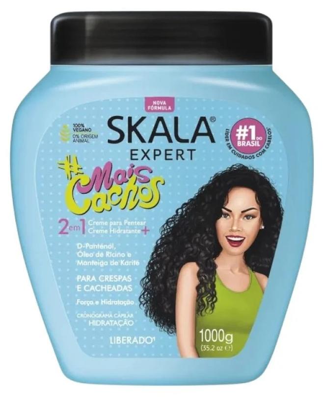 SkALA 2 in 1 mais Cachos Healing  Curly and Wavy Hair, Styling Cream, Larger Pack 1000g - Image 1