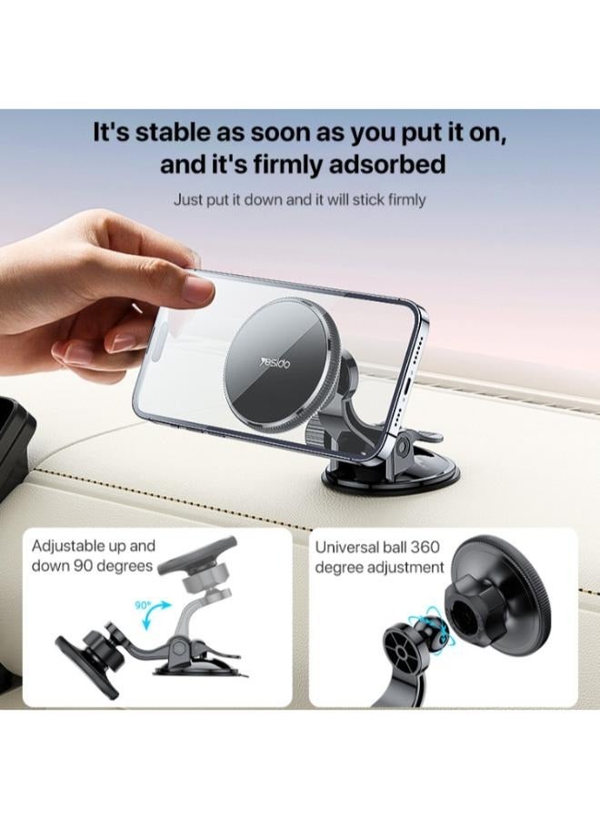 Yesido Yesido C177 Mini Suction Cup Type Magsafe Magnetic Car Holder  - Image 5
