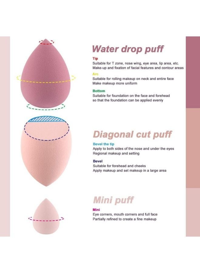 Makeup Sponge Blending - 5 PCS - Image 4