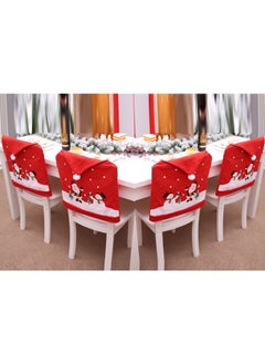 ACLIX 4-Piece Santa Hat Chair Cover Set Multicolour  - Image 1
