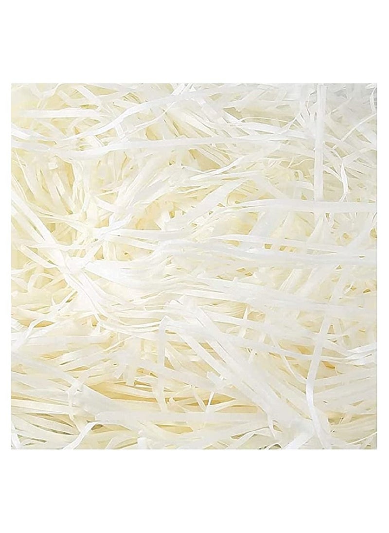 Boxwoods Crinkle Cut Shredded Paper Filler for Gift Boxes Off-White  - Image 1