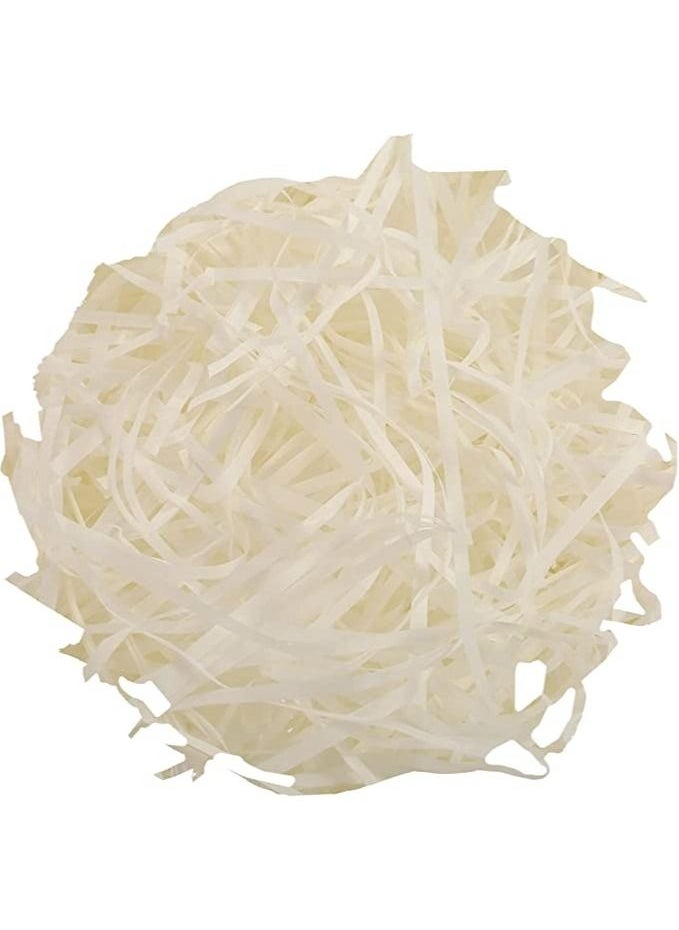 Boxwoods Crinkle Cut Shredded Paper Filler for Gift Boxes Off-White  - Image 2