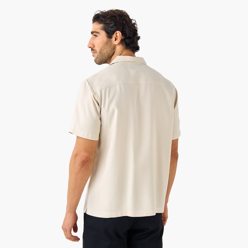 سبلاش فيڤ قميص منتجع بياقة بقصة مريحة - Image 3