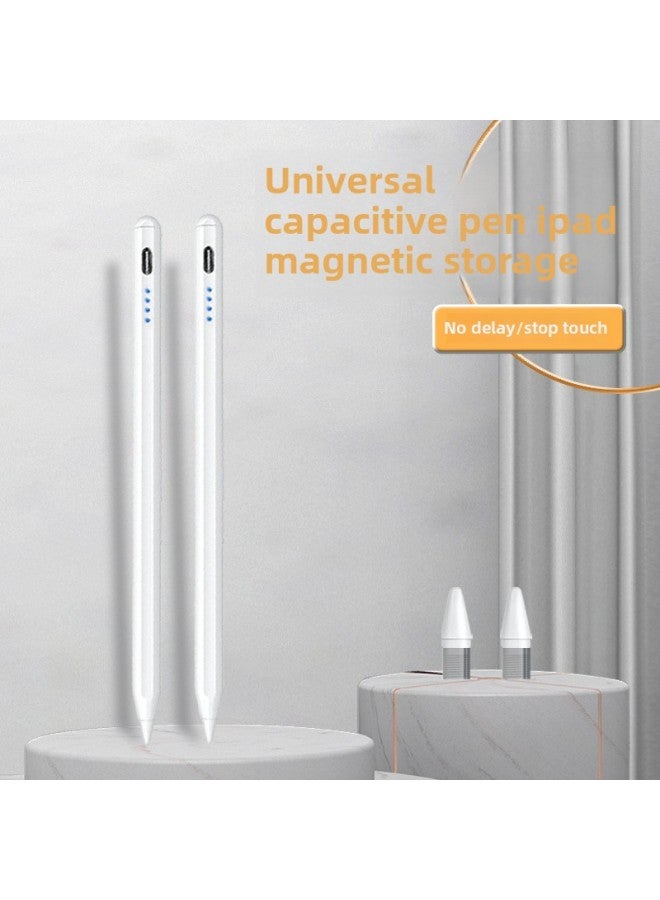 Ipad Capacitive Pen For ApplePencil Tablet Active Adsorption Touch Screen Stylus For AppleStylus-Color:2260 Capacitive Pen 【universal White】 - Image 2
