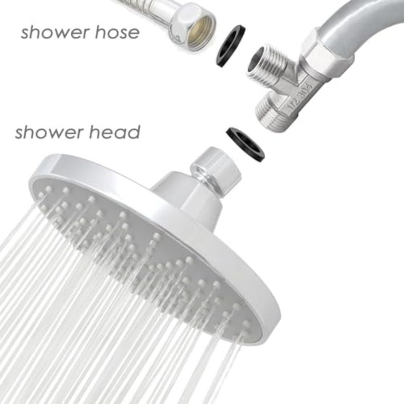 Stainless Steel 1/2 G 3 Way Diverter, Movable Cap Flexible Tee Connector for Angled Valve, Bidet, Sprayer, Shower Arm All 3 way is 1/2G threaded, Thread ID/OD is 19.8MM/3/4 - Image 4