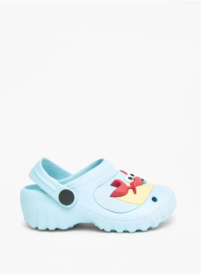 Aqua Boys Lobster Applique Clogs with Backstrap