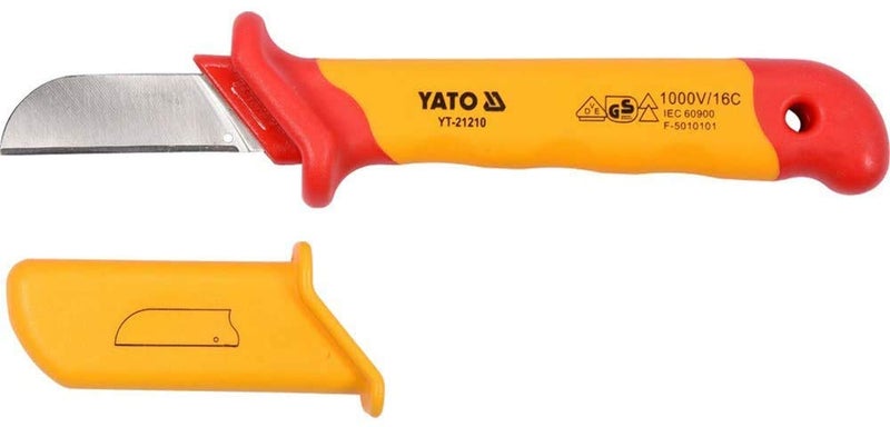 Yato Yato YT21210 Injection Insulated Cable KnifeStraight Power Toolshand ToolsIndustrial Tools Multicolor  - Image 1