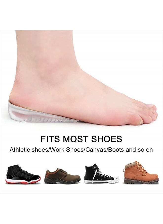Dr.Foot Height Increase Insoles, Heel Cushion Inserts, Heel Lift Inserts for Leg Length Discrepancies (Large (1" Height))  - Image 2
