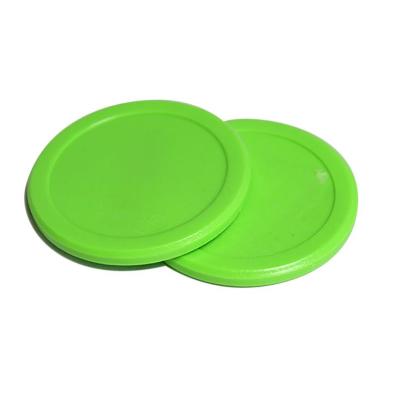 Dynamo 2-1/2" Dynamo Green Air Hockey puck Set of 2 - Image 1