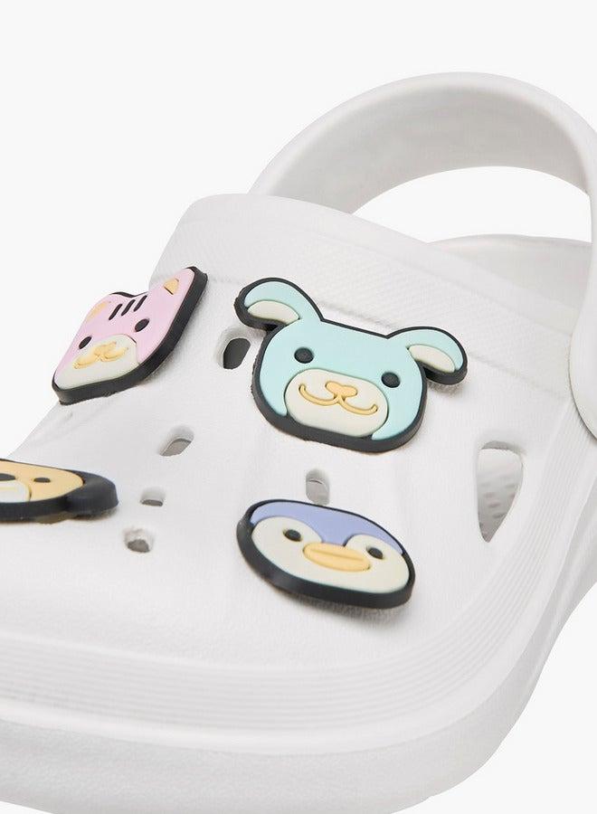 Aqua Animal Accents Clogs with Backstrap - Image 5