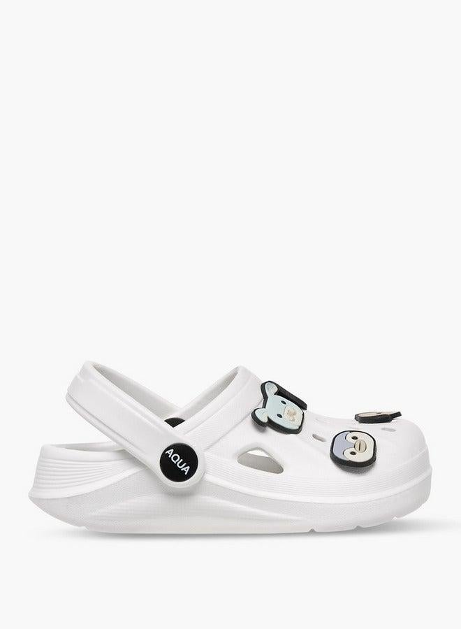 Aqua Animal Accents Clogs with Backstrap - Image 2