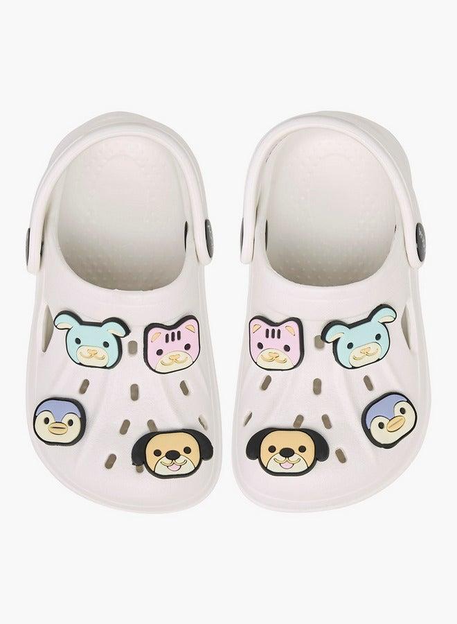 Aqua Animal Accents Clogs with Backstrap - Image 3