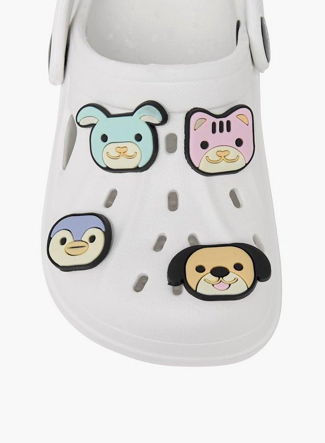 Aqua Animal Accents Clogs with Backstrap - Image 4