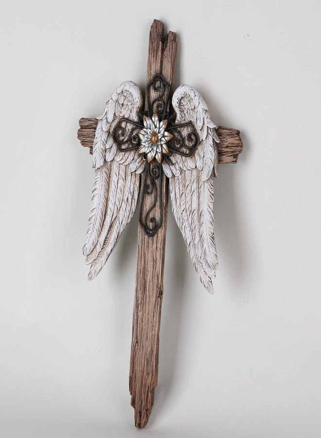 BC BUILDCLASSIC 12" H Angel Wing Inspirational Wall Cross - Image 3