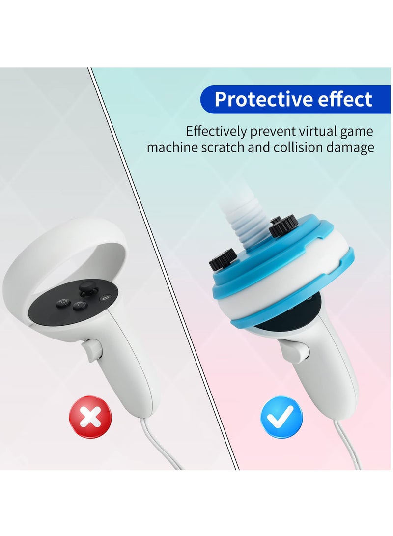 SOLARAE VR LED Sword for Oculus Quest 2 Controller, Lightsabers Handle Grip for Beat Sabe Accessories, Enhanced Gaming Experience (2 Pack) - Image 4