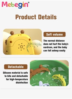 MEBEGIN Smart Early Education Mobile Phone, Teething Phone Toy for Babies, Adorable Bee Phone Toy with Recording Repeat Function, Portable Preschool Learning Phone, Chinese-English Bilingual Early Education, 3 AAA Batteries(not included)  - Image 5