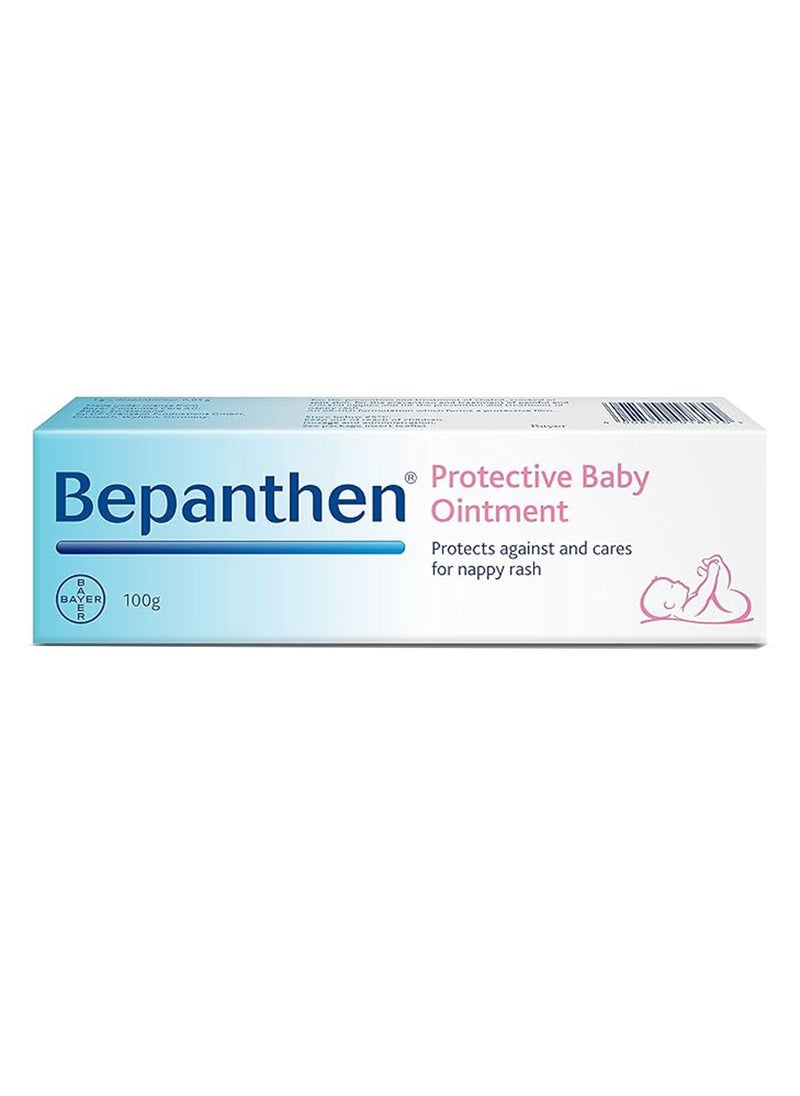 Bepanthen - Protective Baby Ointment 100g, Bepanthen Nappy Care Ointment, Gentle Bepanthen Diaper Ointment, Baby Rash Ointment - Image 1