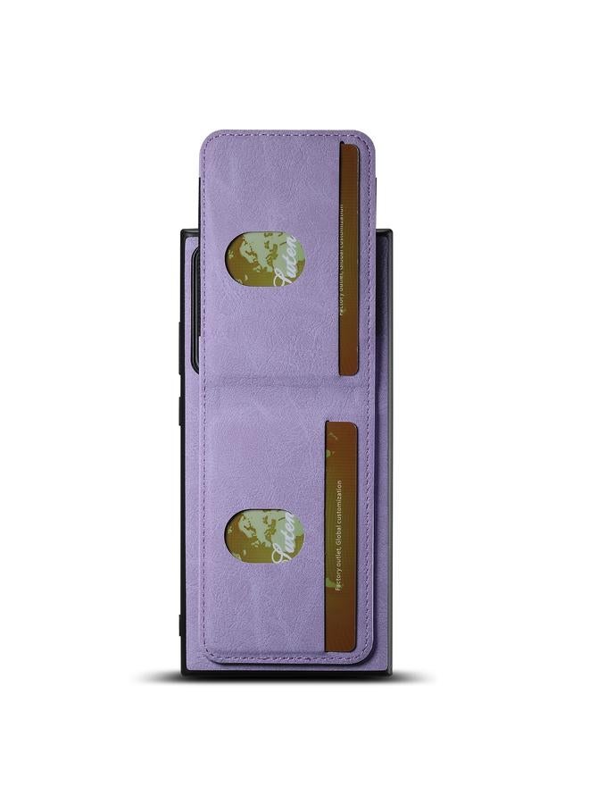 Suteni Case For Samsuny Galaxy Note20 5G H03 Litchi Leather Card Bag Stand Back Phone Case - Image 5