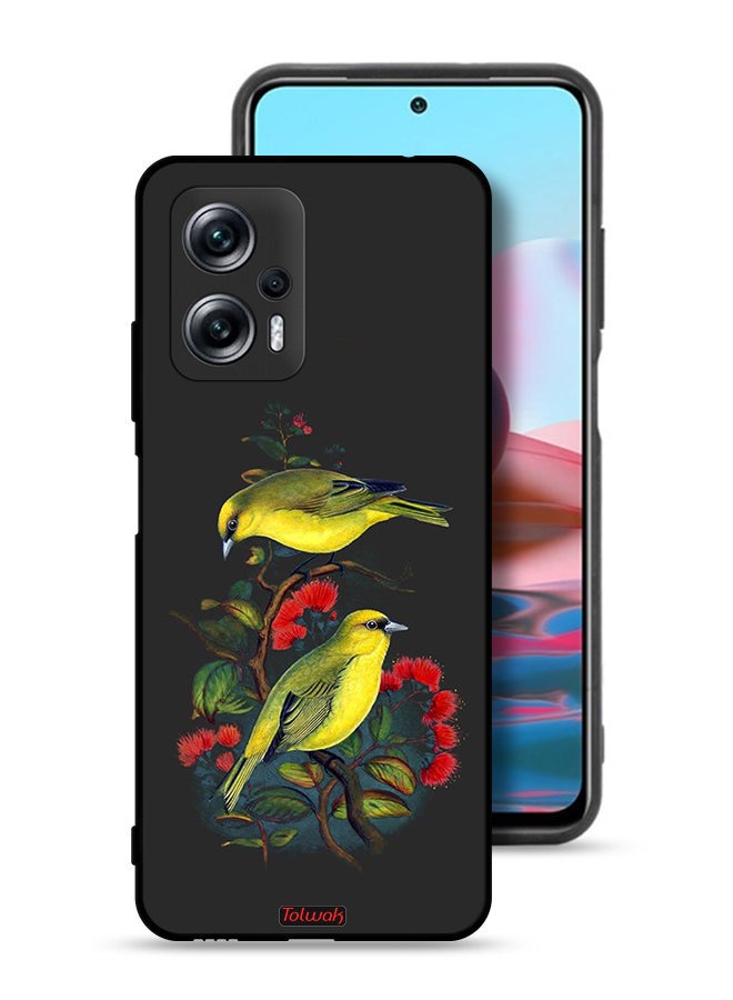 Tolwak Xiaomi Redmi Note 11T Pro 5G Protective Case Cover Birds - Image 1