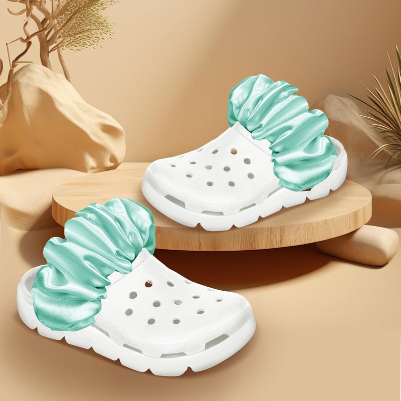 6pcs DIY Shoe Charms - Cute Decorations for Crocs, Summer Beach Shoes - Accessories for Boys & Girls (Pink, Purple, Green) - Image 3