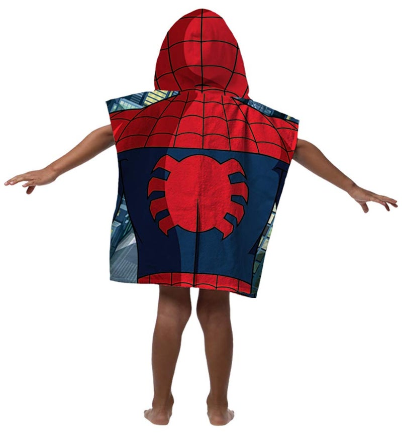 Jay Franco Hooded Towel, Spiderman Classic 22in x 44in - Image 2