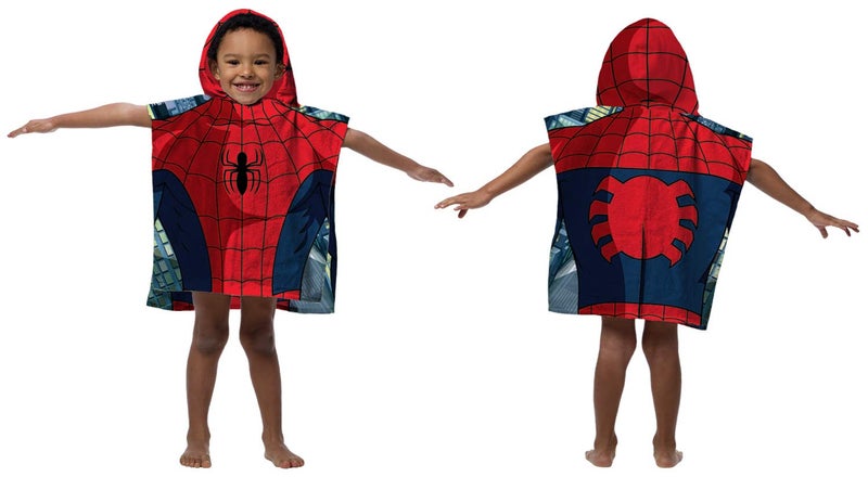 Jay Franco Hooded Towel, Spiderman Classic 22in x 44in - Image 3