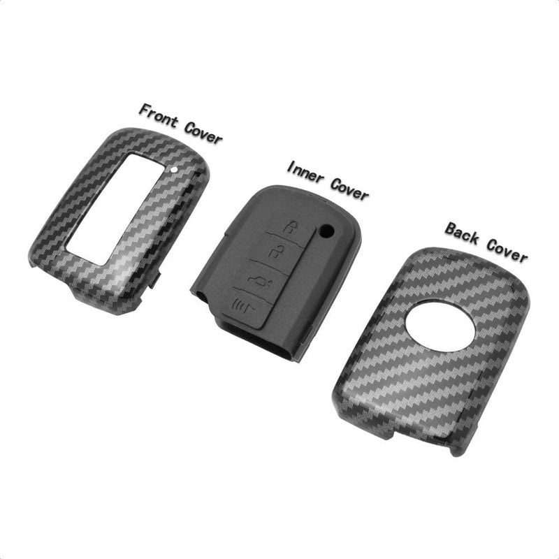 TANGSEN Carbon Fiber Key Fob Case for Toyota - Image 2