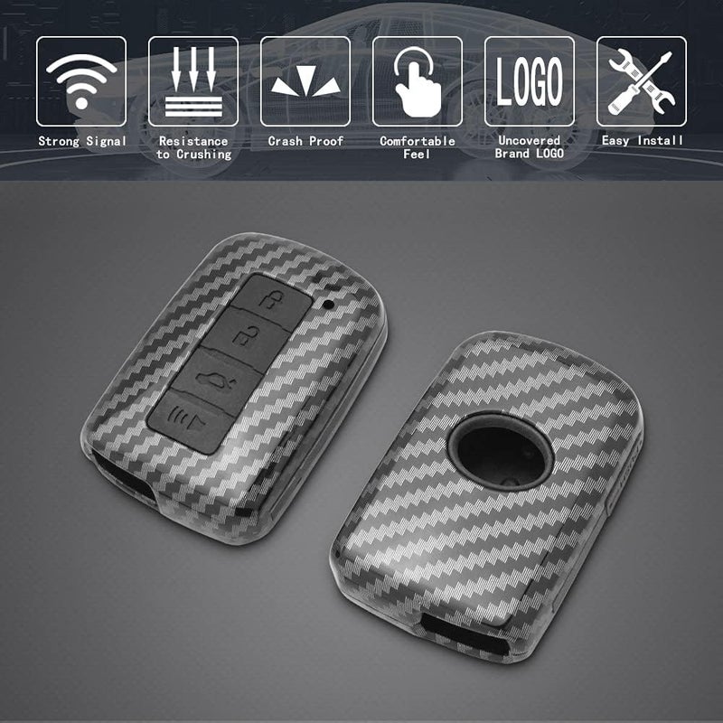 TANGSEN Carbon Fiber Key Fob Case for Toyota - Image 3