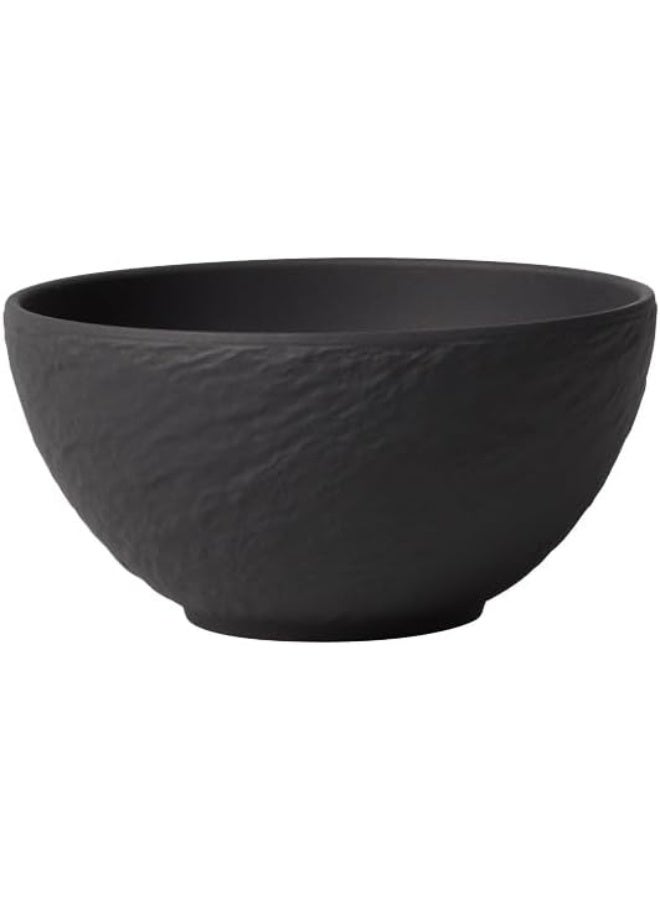 Villeroy & Boch Villeroy & Boch - Manufacture Rock Bowl, 650 ml, Premium Porcelain, Dishwasher-safe, microwave-safe, Black - Image 1