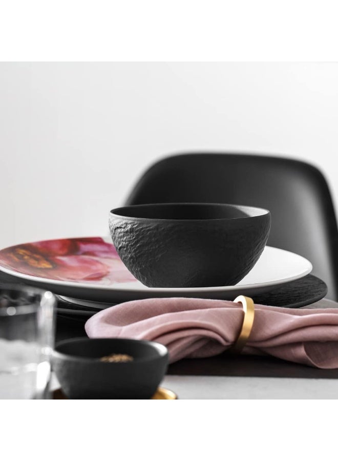 Villeroy & Boch Villeroy & Boch - Manufacture Rock Bowl, 650 ml, Premium Porcelain, Dishwasher-safe, microwave-safe, Black - Image 4