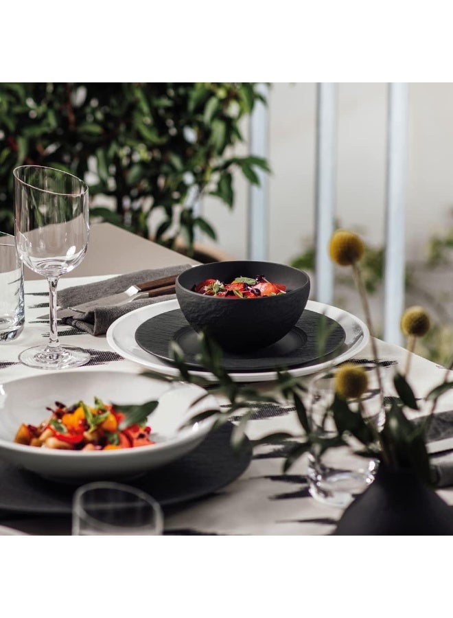 Villeroy & Boch Villeroy & Boch - Manufacture Rock Bowl, 650 ml, Premium Porcelain, Dishwasher-safe, microwave-safe, Black - Image 3