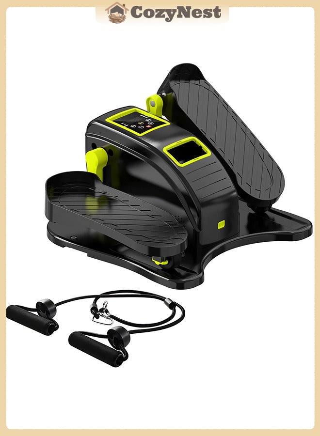 كوزينيست جهاز إليبتيكال كهربائي أسفل المكتب لكبار السن، جهاز تمارين الأرجل جالس بـ12 سرعة وصوت هادئ، مزود بجهاز تحكم عن بُعد، مدرب دواسة مدمج ومحمول للمنزل والمكتب - Image 1