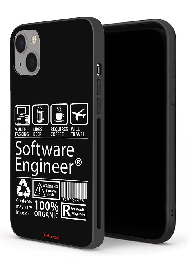 Tolwak Apple iPhone 13 Protective Case Software Engineer Sticker - Image 1