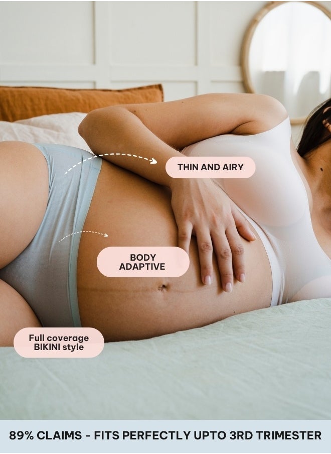 Intimate Queen Lemon Bae Maternity Briefs – Ultra Soft, Seamless  Comfort for Pregnancy & Sensitive Skin  - Image 2