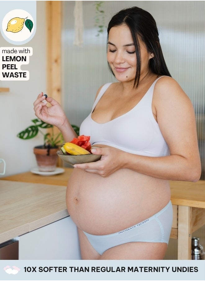 Intimate Queen Lemon Bae Maternity Briefs – Ultra Soft, Seamless  Comfort for Pregnancy & Sensitive Skin  - Image 1