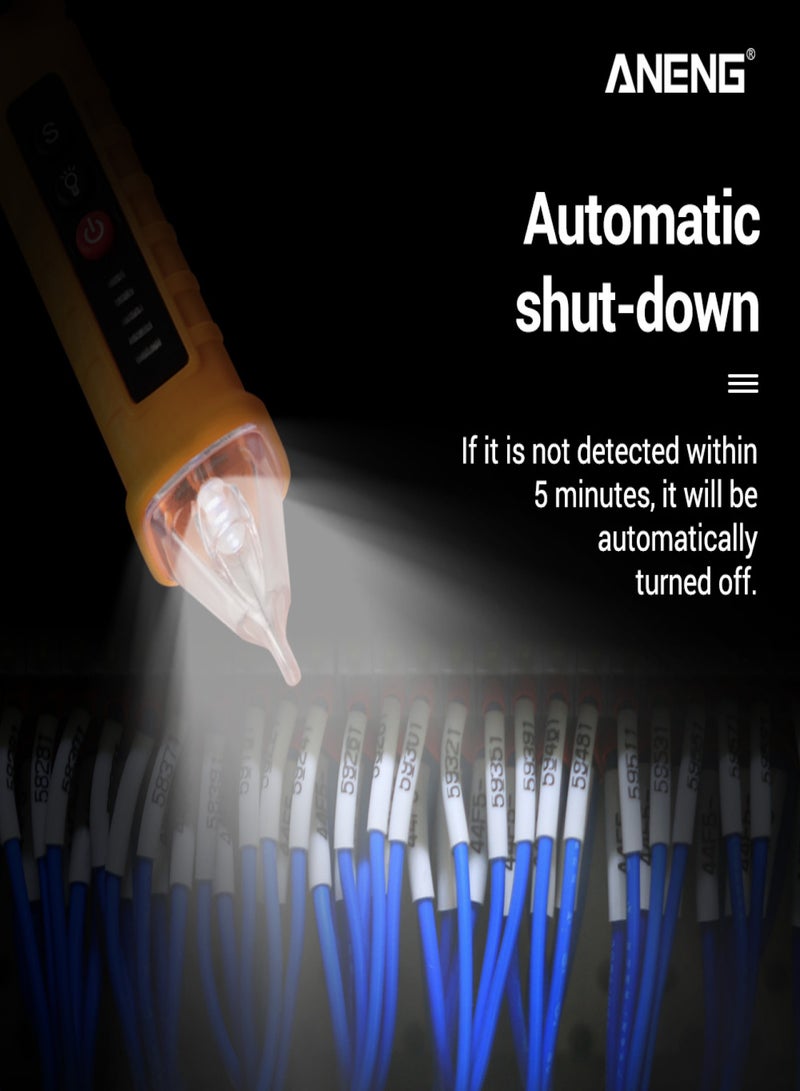 ANENG VD802 Non-contact AC Voltage Detector Tester Meter 12V-1000v Pen Style Electric Indicator LED Outlet Voltage Dectetor Sensor Wit - Image 5