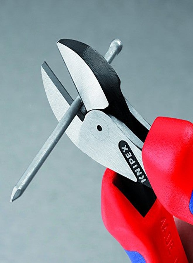 كنيبيكس أدوات Knipex 73 02 160 SB قاطع قطري مدمج بمفصل صندوقي X-Cut مع مقبض مريح، أحمر/أزرق - Image 3