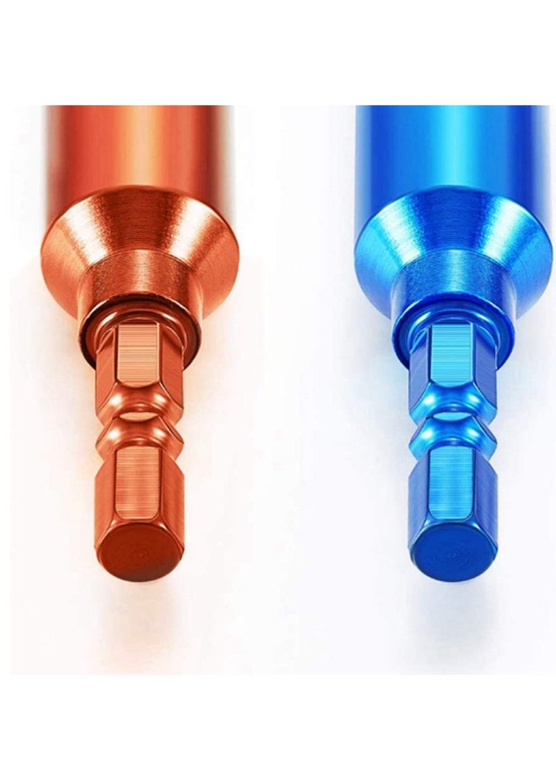 أدوات لف الأسلاك، أدوات تقشير الأسلاك وجدائلها، 4 مربعات 3 طرق/5 طرق ملحقات أدوات الحفر الأوتوماتيكية لتجريد ولف كابل الأسلاك 3 قطع - Image 3